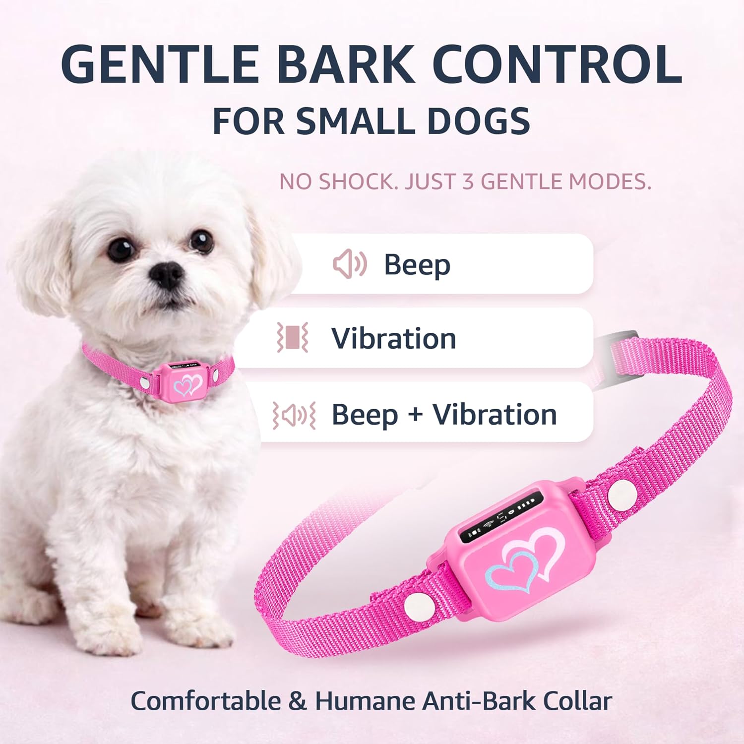 DogTrust anti-bark device with magnetic charging cable