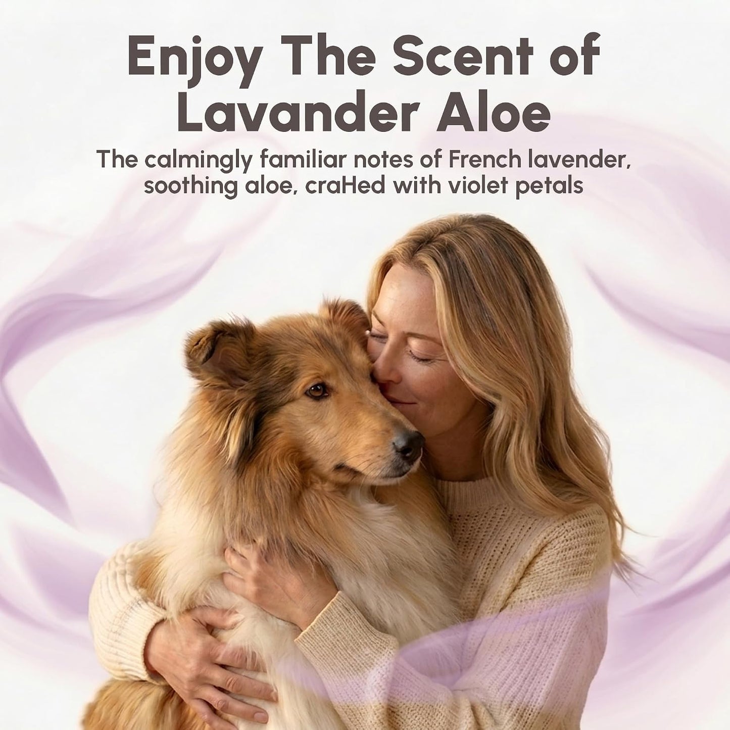 Premium USA imported pet spa body splash with lavender aloe essential oils