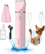 Casfuy Cordless Dog Paw Trimmer - Low Noise Small Dog Clippers with Double Blades USB Rechargeable Grooming Clipper for Dogs Cats and Small Pets for Trimming Hair Around Paws, Eyes, Ears, Face, Rump - Image 9