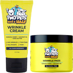 Two Pets And A Half Wrinkle Paste And Wipes Kit front view for bulldog skin fold care