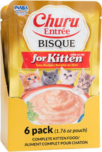 INABA Churu Entre Bisque for Cats, Grain-Free, High Moisture, Prebiotic Wet Cat Food, 1.76oz. per Pouch, 6 Pouches, Chicken with Cheese Recipe - Image 12