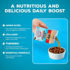 Dog food gravy infused with glucosamine and chondroitin