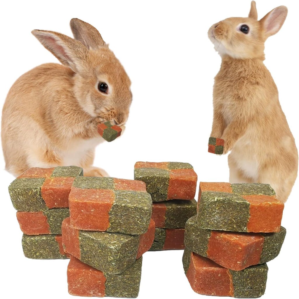 Fhiny 12 PCS Rabbit Timothy Hay Chips Toys, Natural Bunny Molar Treats with Herbal Flowers Rabbit Chew Toys for Teeth Small Animal Snacks for Rats Chinchillas Guinea Pigs Hamsters - Image 13