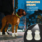 Tewiwap dog shoes showing wide opening for easy wear