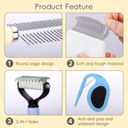 YTaraHub dog and cat grooming tool set components