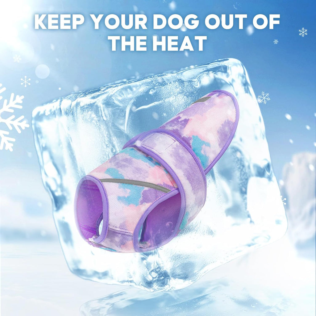 Kyeese cooling vest folded showing microfiber fabric