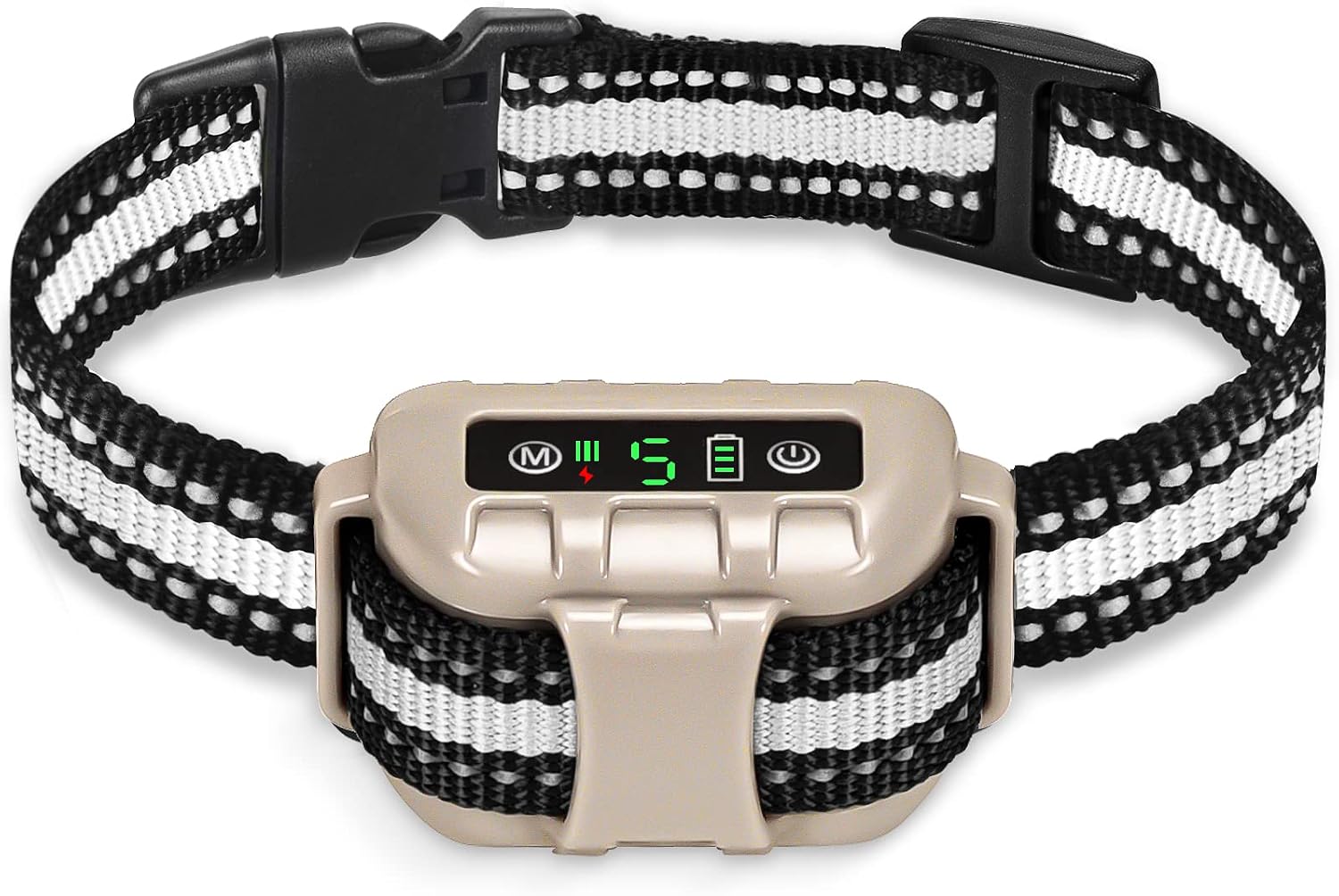 Trulrox rechargeable anti bark collar front view