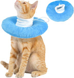 USA imported soft e collar for cats displayed on plain background
