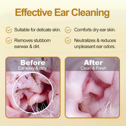 Natural ingredient label on Aaihe pet ear wipes