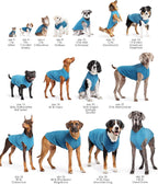 Premium four way stretch pet pullover fleece close up texture.