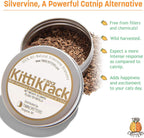 TwinCritters organic silvervine refill packets laid out