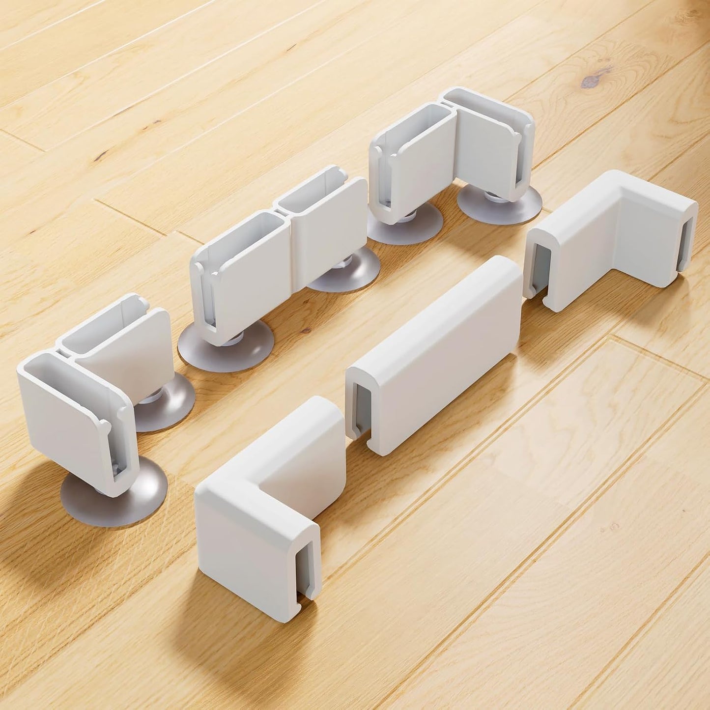 Compatible with Homelio (Clear Acrylic Dog Playpen with Door): Diagonal & Top & Bottom Connections, for a Total of 6,for DIY, Expansion & Multi-Type Fence Assembly, Etc. - Image 1