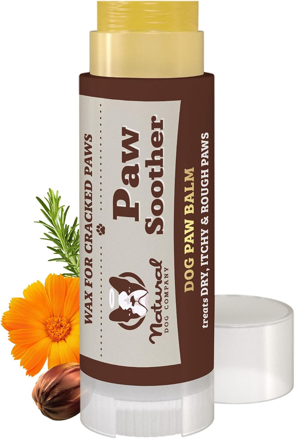 Natural Dog Company Paw Soother Dog Paw Balm, 2 oz Stick | Moisturizes Dry Cracked Paws, Coconut Oil & Calendula, For Walks, Hot Pavement, Beach, Hiking, Daily Paw Care - Image 12