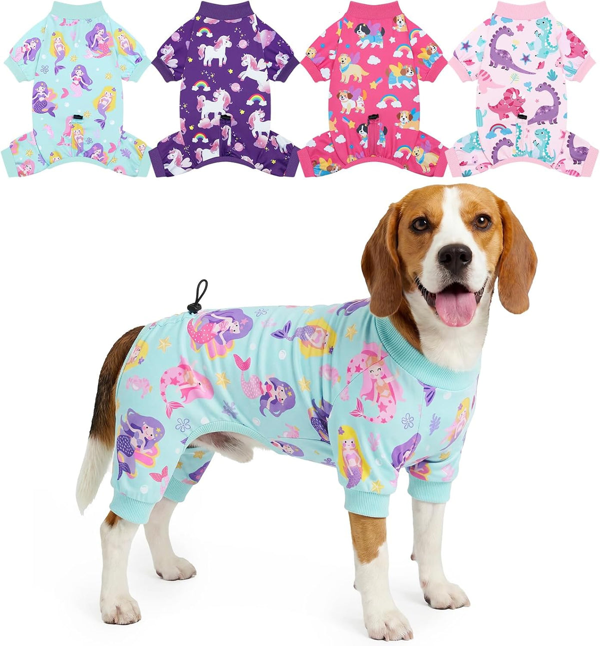 XPUDAC breathable puppy sleepwear pack for small male dogs during playtime.