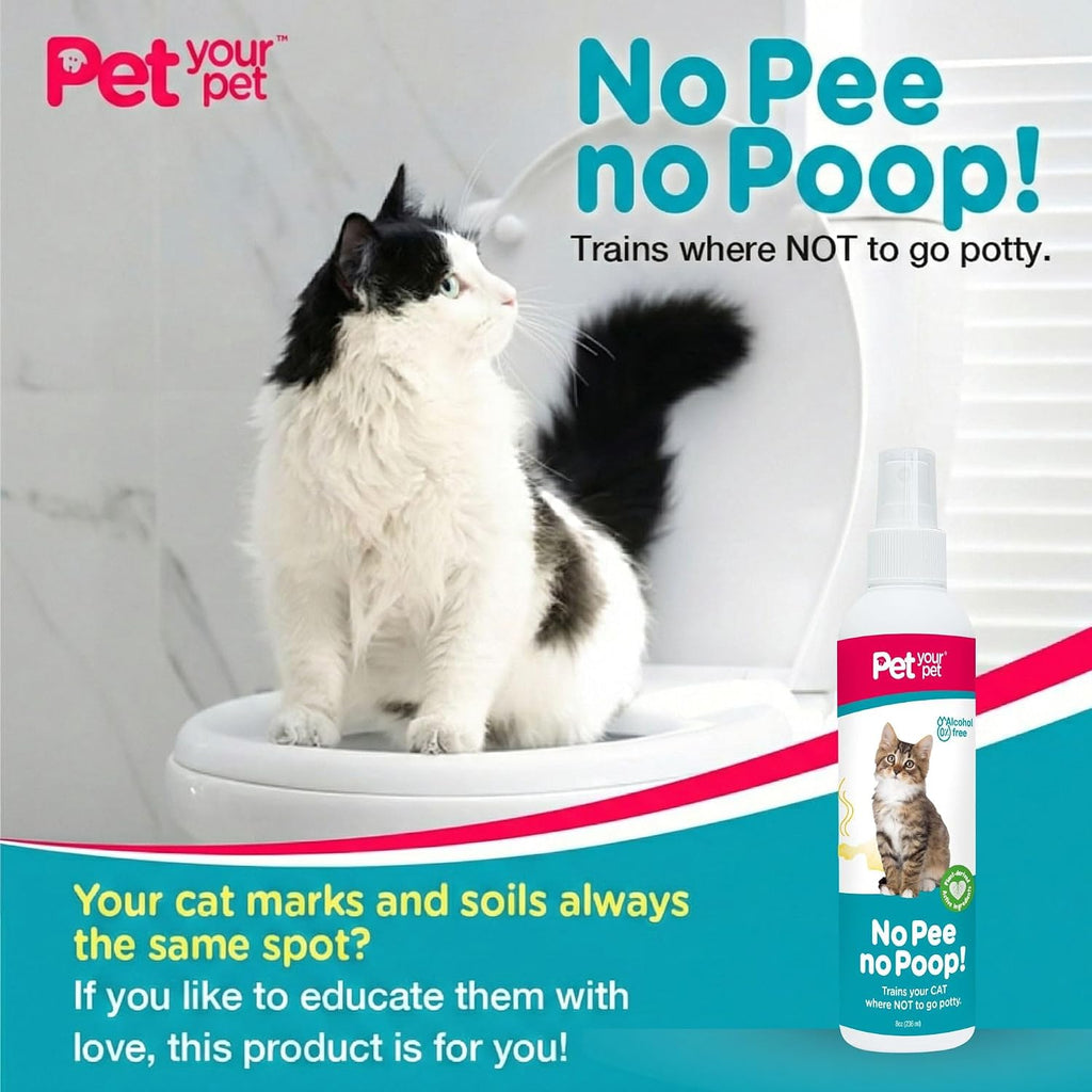 Pet Your Pet cat deterrent spray bottle 8 fluid ounce