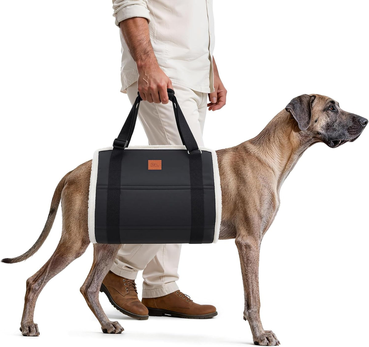 Adjustable Dog Lift Harness Dog Sling for Large Dogs Hind Leg Support Soft Lift Support and Rehab Harness for Weak Rear Legs, Helps Senior, Injured, Disabled and After ACL Surgery Dogs Large - Image 13