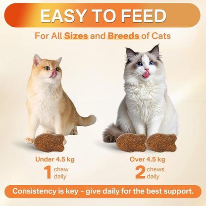 Veterinarian formulated oral flea chewable by Puyrzoe suitable for all cat breeds and sizes.