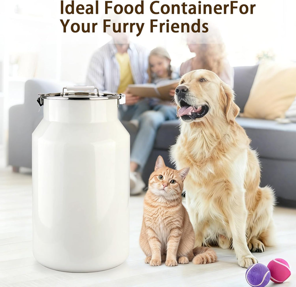 Aloxina 38 quart stainless steel container in modern kitchen