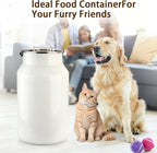 Aloxina 38 quart stainless steel container in modern kitchen