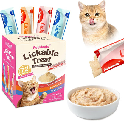 Lickable Cat Treats, Real Meat First Puree, Minimal Ingredients, No Fillers or Gums, High Protein Natural Cat Snacks, 0.5oz Tubes (Pack of 20) - Image 12