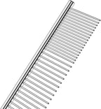 Lightweight Andis 10 inch steel pet comb for loose hair and mat removal