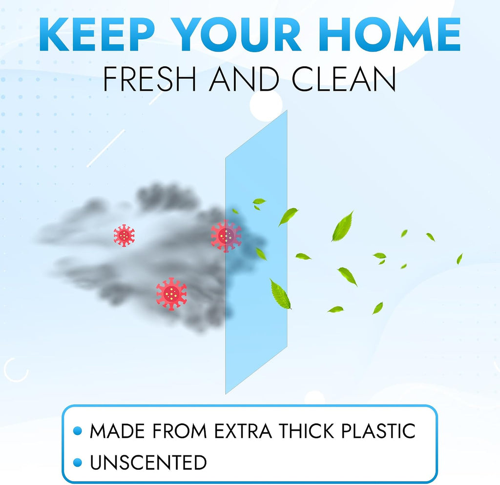 Durable leak-proof plastic bags for cat litter disposal system