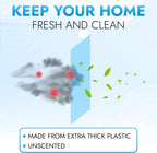 Durable leak-proof plastic bags for cat litter disposal system