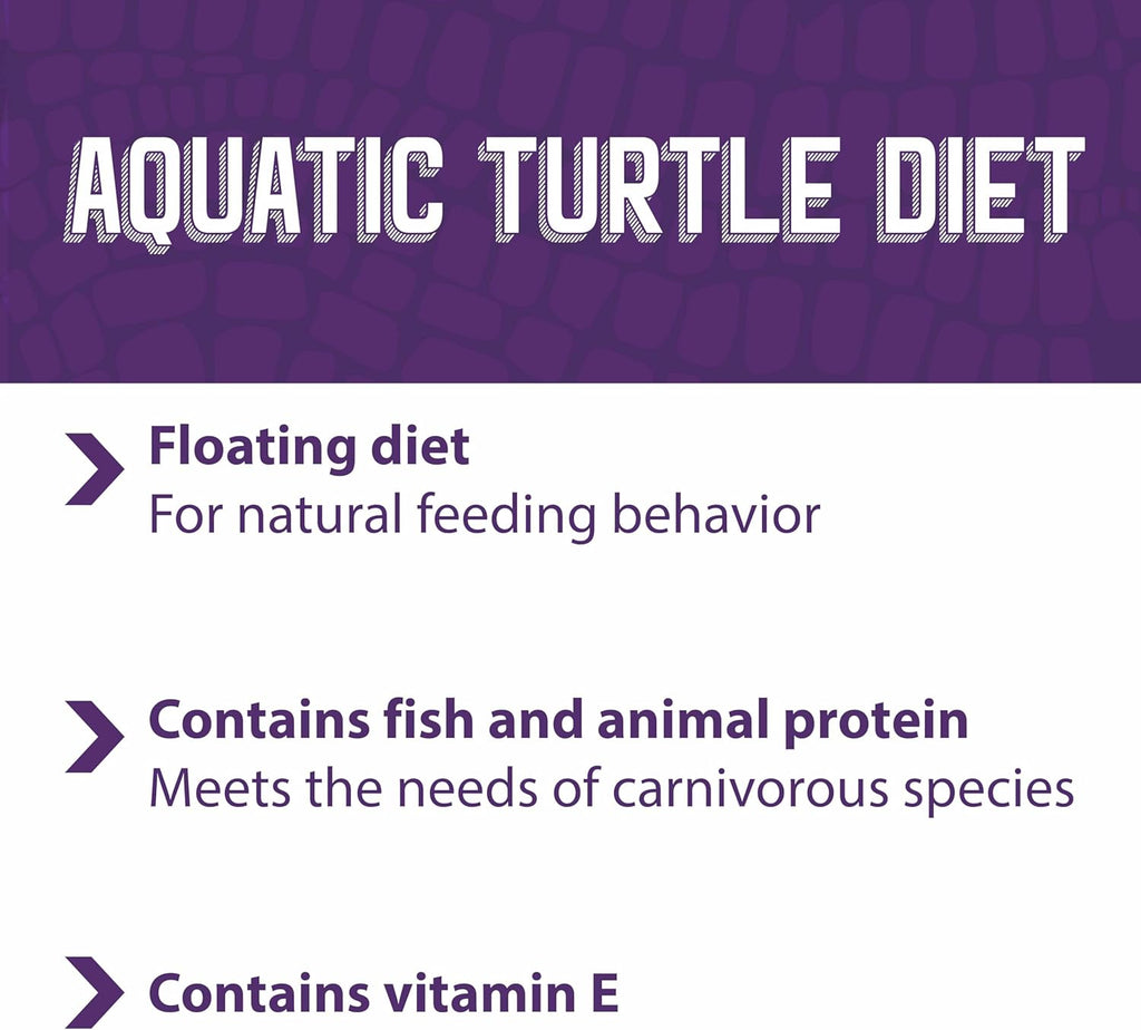 Mazuri nutritionally complete turtle food feeding instructions label