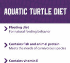 Mazuri nutritionally complete turtle food feeding instructions label