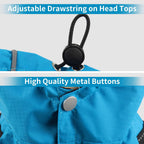 Premium hooded dog rain gear for extra small breeds