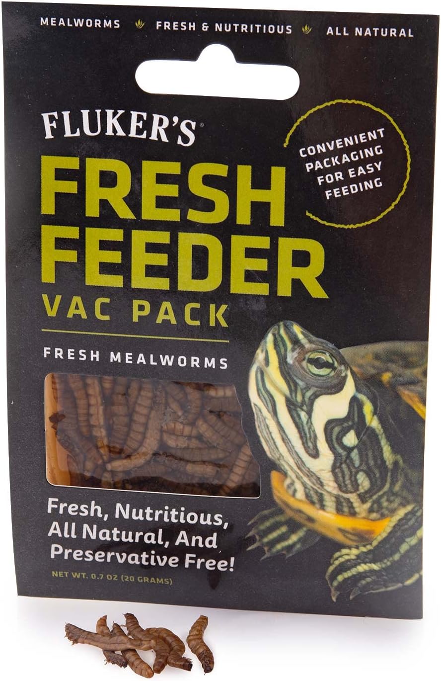 Nutritional information display on Fluker's pet food package