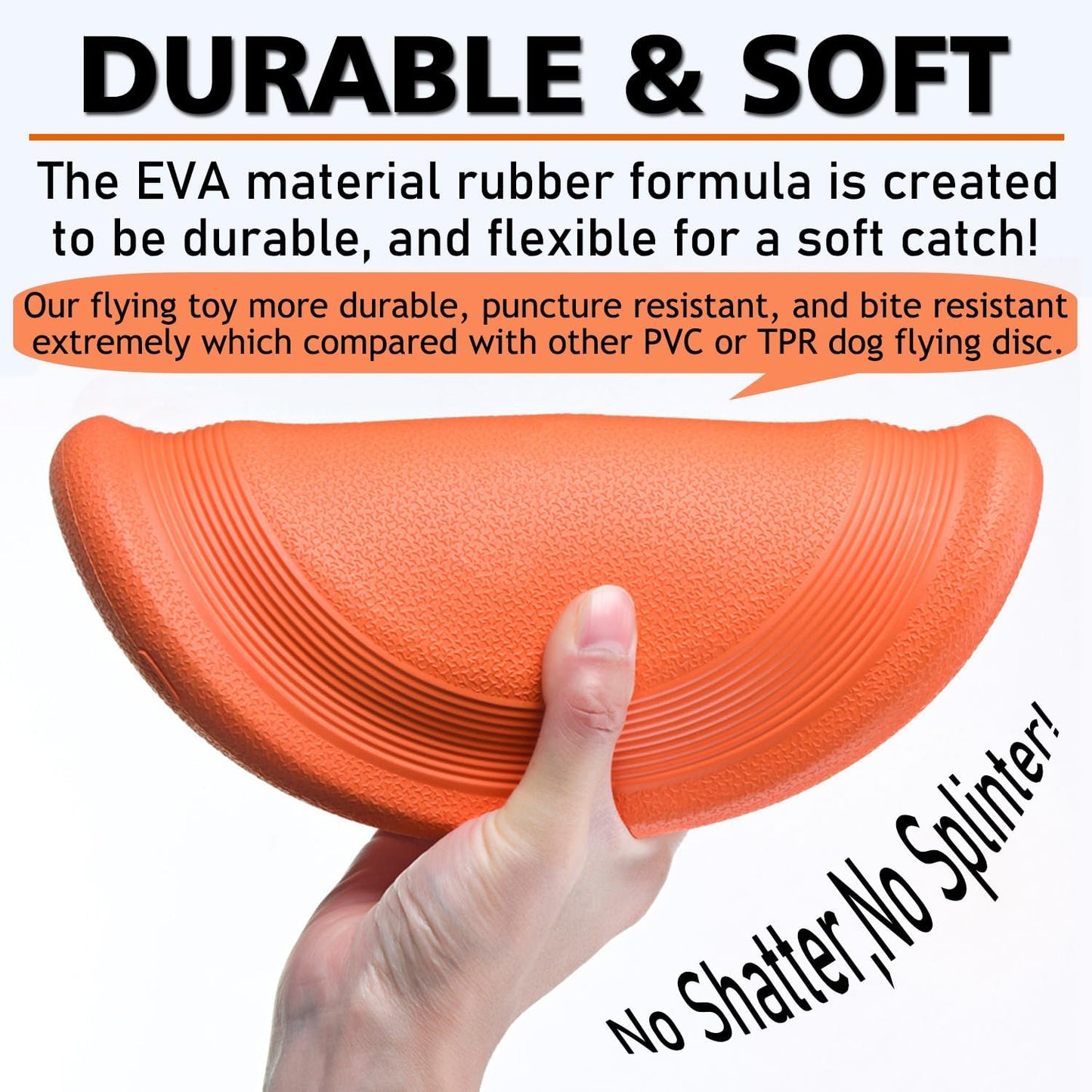 Xigou dog flying disc showing aerodynamic grooved surface