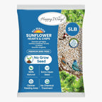 Happy Wings 5 lb wild bird food bag packaging details