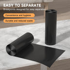 Black polyethylene litter waste bags for automatic litter boxes