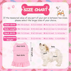 Weewooday six piece pet outfits package assortment