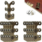 Loisdaro solid brass skirting board corner protectors front view