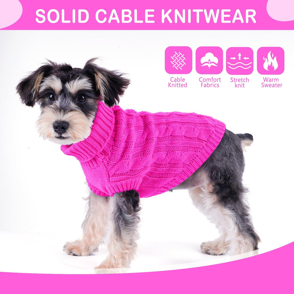 Puppishy small dog turtleneck sweater side view showing sleeveless design