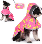 KOOLTAIL Dog Raincoats for Medium Small Dogs, Reversible Pet Rain Jacket Coat, Waterproof Reflective Puppy Poncho with Leash Hole, Adjustable Clear Hooded Double Layer with Easy Storage Pocket, M - Image 11