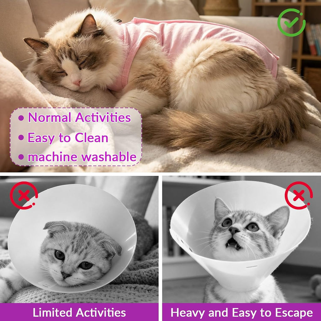 Close up of breathable fabric on Emutol cat recovery onesie