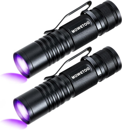 Black light UV Flashlight Rechargeable, 395nm Mini Zoomable Blacklight Woods Lamp, Portable But Powerful USB Ultraviolet Flashlights for Pet Urine Detection, Home, Scorpions, Resin Curing, Leak - Image 9