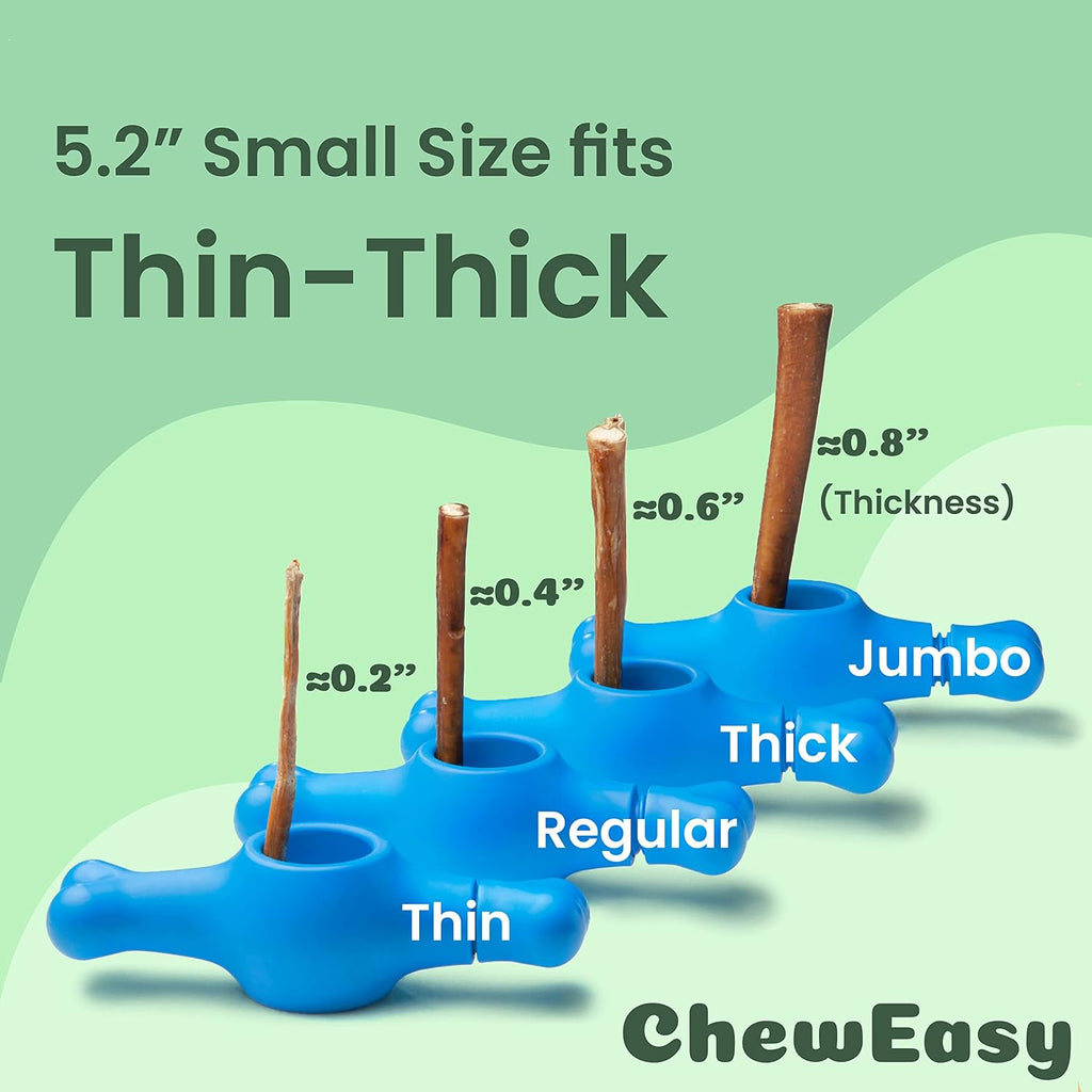 Dog using cheweasy interactive treat holder with molars