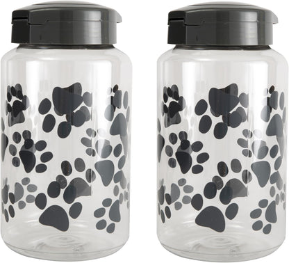 BPA free plastic treat jar by Lixit