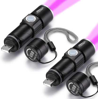 DARKBEAM UV 395nm Flashlight Ultraviolet led Light Blacklight Wood's lamp Portable 400nm Mini Detector for Dog/Cat Urine Pet Stains, Anti-counterfeiting Identification, Resin Curing, AA - Image 14