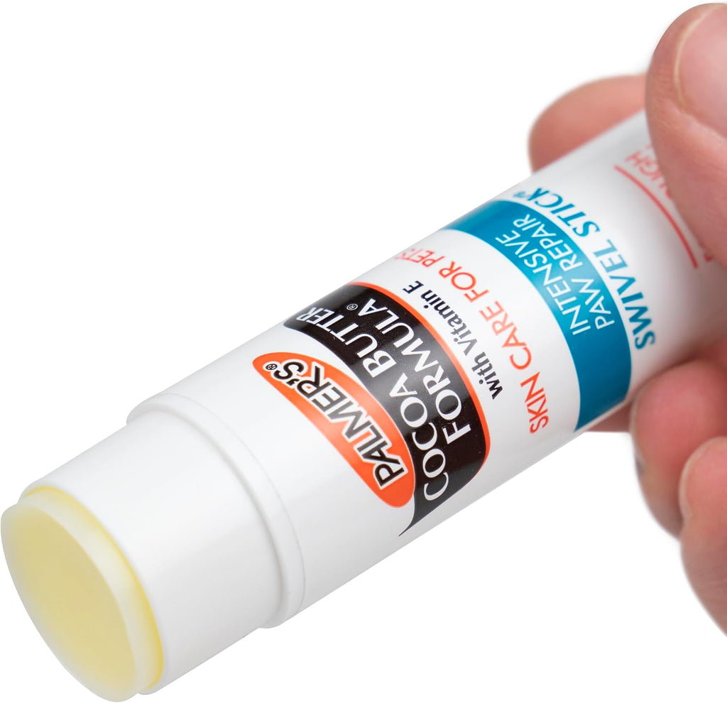 Palmer's for Pets Cocoa Butter Paw Pad and Nose Balm Swivel Stick, Fragrance Free - Moisturizing Dog Balm with Vitamin E, Peppermint Oil, Shea Butter, Rough or Dry Pads, 0.5 oz - Image 8