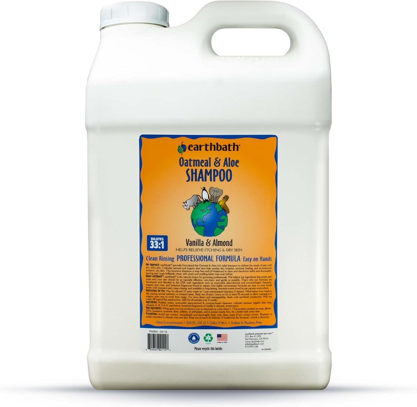 earthbath, Oatmeal & Aloe Dog Shampoo - Oatmeal Shampoo for Dogs, Itchy, Dry Skin Relief, Dog Wash, Made in USA, Cruelty Free Pet Shampoos - Vanilla & Almond, 16 Oz (1 Pack) - Image 10