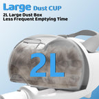 Professional dog grooming vacuum steam brush tool removing loose undercoat fur safely