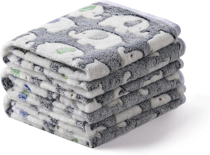 Premium pet blanket throw being used to protect a living room sofa