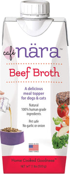 Nutrient rich chicken broth meal enhancer for canine and feline nutrition