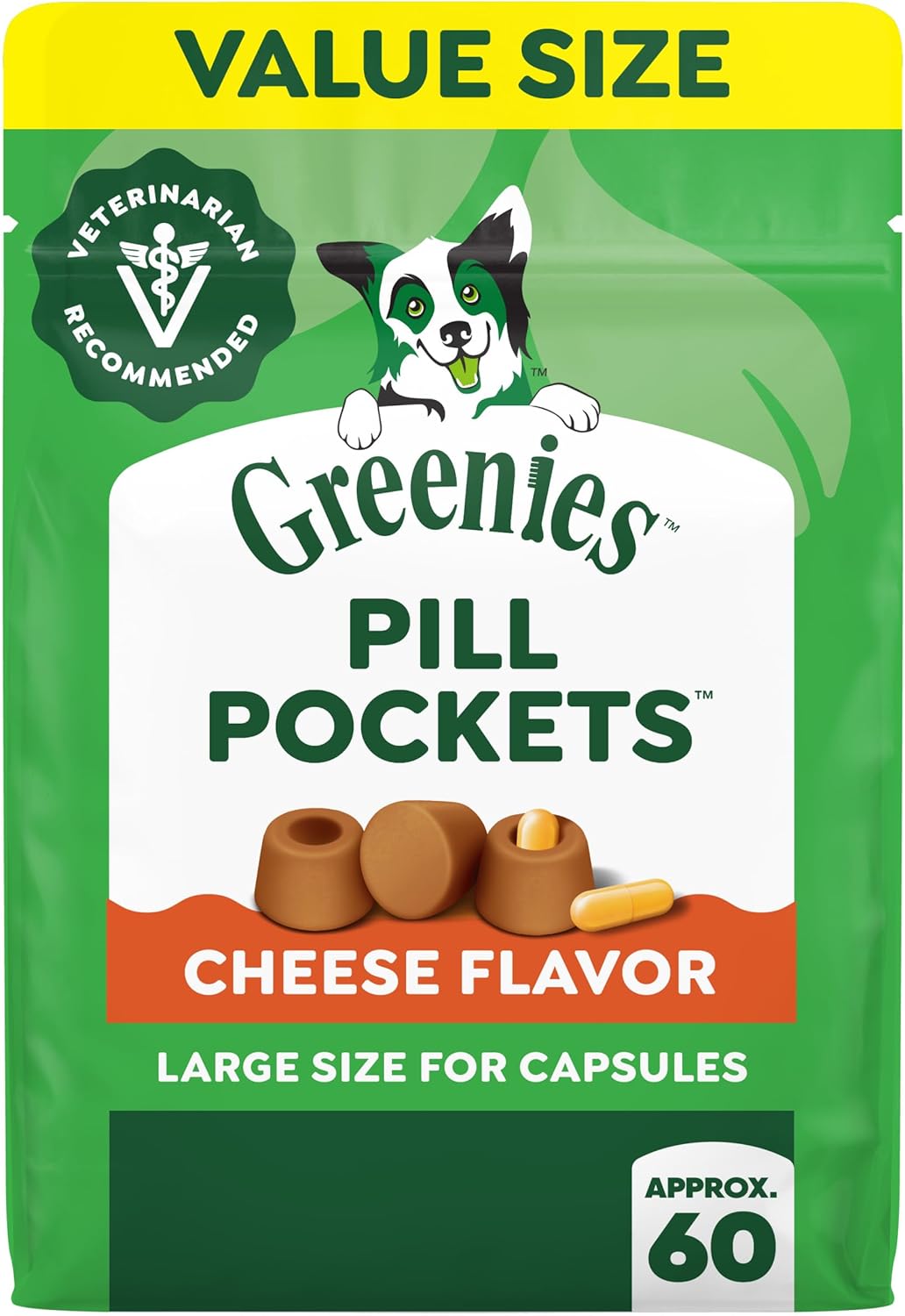 Greenies Pill Pockets for Dogs Large Size, Dog Treat Pouch for Capsule Medication, Peanut Butter Flavor, 15.8 oz. Pouch - Image 11