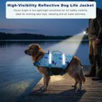 Doglay Dog Life Jacket, Dog Life Vest for Swimming Boating, Adjustable Puppy Life Jacket with Reflective Stripes, Superior Buoyancy Pet Swimming Vest for Small Medium and Large Dogs - Image 15